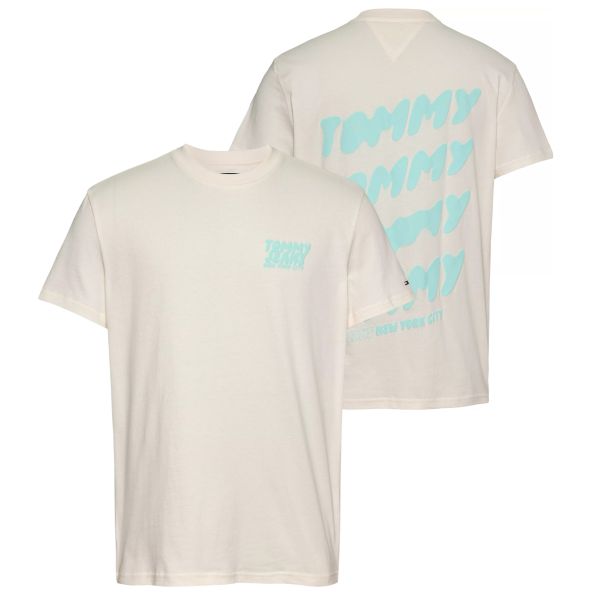 Tommy Jeans Bubble Back T-shirt Off White