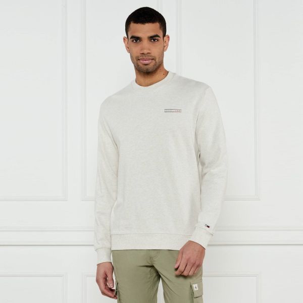 Tommy Jeans Entry Graphic Sweater Off White