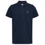 Tommy Jeans Slim Placket Polo Navy