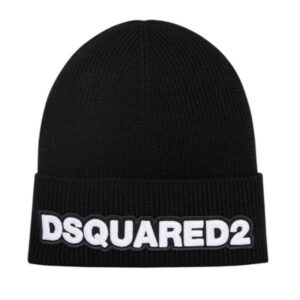 Dsquared2 Knitted Muts Zwart