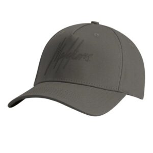 Malelions Striped Signature Cap Donker Groen