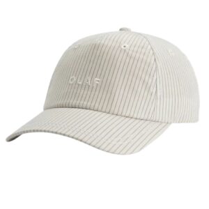 Olaf Stripe 5 Panel Cap Off White